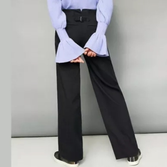 Anthropologie Essential Wide Leg Trouser - Picture 2 of 7